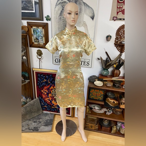 Dragons & Phoenix Mandarin Chinese Dress - Picture 7 of 15